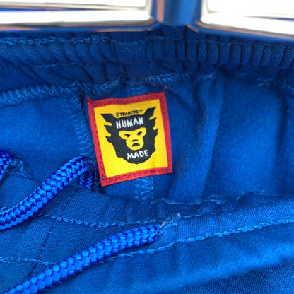 【中古品】【メンズ】 HUMAN MADE ヒューマンメイド TRACK PANTS トラックパンツ ジャージ BLUE SIZE:L ※サイドロゴライン 153-260719-io-02-fuzh 万代Net店