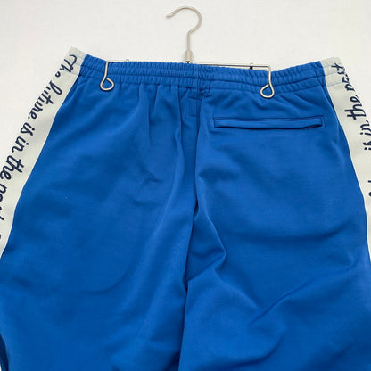 【中古品】【メンズ】 HUMAN MADE ヒューマンメイド TRACK PANTS トラックパンツ ジャージ BLUE SIZE:L ※サイドロゴライン 153-260719-io-02-fuzh 万代Net店