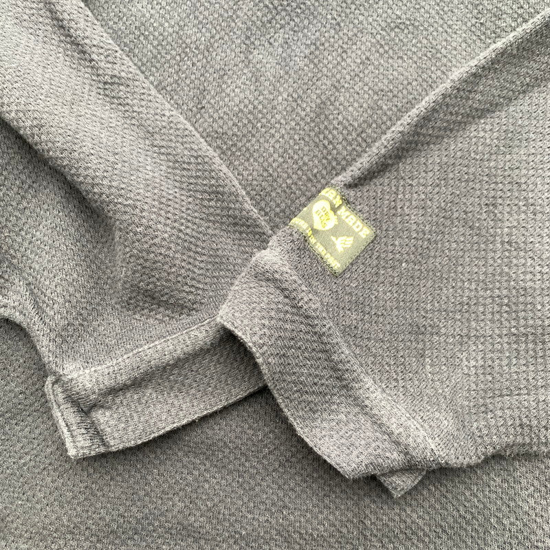 【中古品】【メンズ】 HUMAN MADE ヒューマンメイド HM30CS009 25AW HENLEYNECK ヘンリーネック LS TEE ロングTシャツ NAVY SIZE:M ※使用感有 142-260719-io-05-fuzh 万代Net店