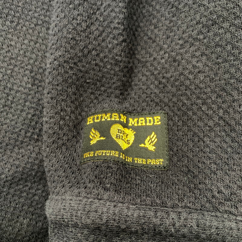 【中古品】【メンズ】 HUMAN MADE ヒューマンメイド HM30CS009 25AW HENLEYNECK ヘンリーネック LS TEE ロングTシャツ NAVY SIZE:M ※使用感有 142-260719-io-05-fuzh 万代Net店