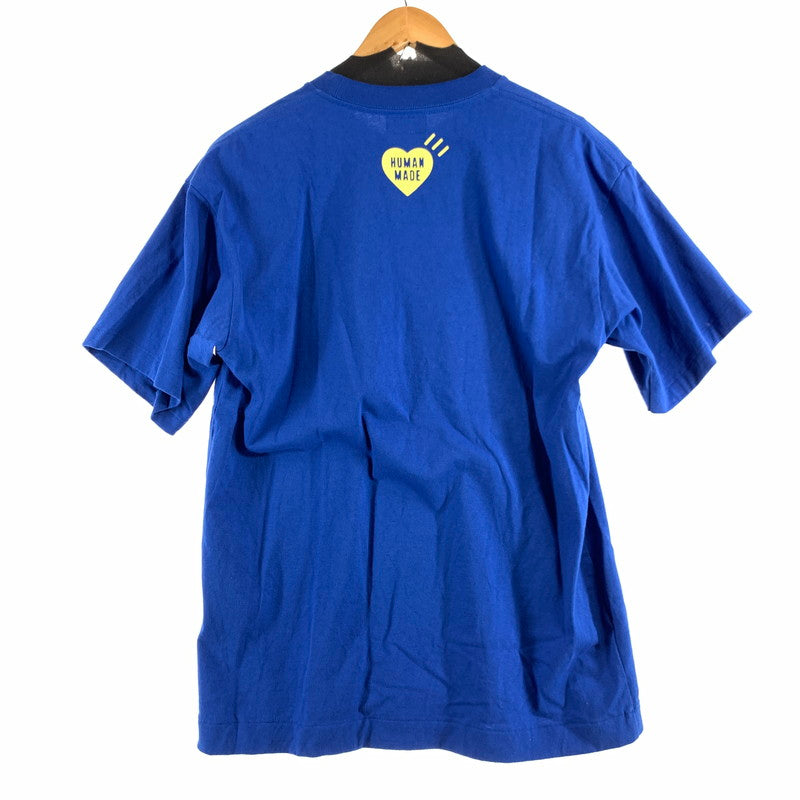 【中古品】【メンズ】 HUMAN MADE ヒューマンメイド GRAPHIC TEE グラフィック Tシャツ BLUE SIZE:M 142-260719-io-06-fuzh 万代Net店