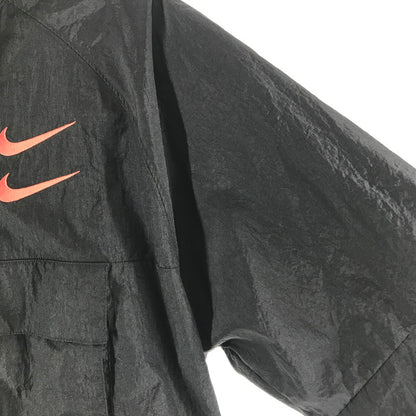 【中古品】【メンズ】 NIKE ナイキ DJ0477-010 DOUBLE SWOOSH WOVEN JACKETダブルスウッシュ ナイロンジャケット アノラックパーカー カラーBLACK SIZE:M 148-260804-ky-10-fuzh 万代Net店