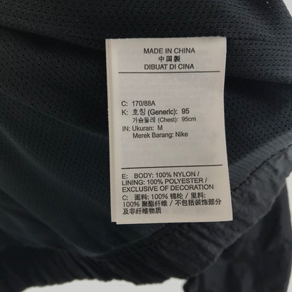 【中古品】【メンズ】 NIKE ナイキ DJ0477-010 DOUBLE SWOOSH WOVEN JACKETダブルスウッシュ ナイロンジャケット アノラックパーカー カラーBLACK SIZE:M 148-260804-ky-10-fuzh 万代Net店