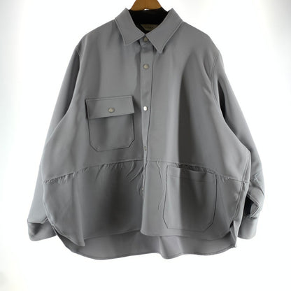 【中古品】【メンズ】 JIEDA ジェダ JIE-ST08 21SS CUTTING OVER SHIRT カッティングオーバーシャツ カラーGRAY SIZE:2　 140-260722-ky-27-fuzh 万代Net店
