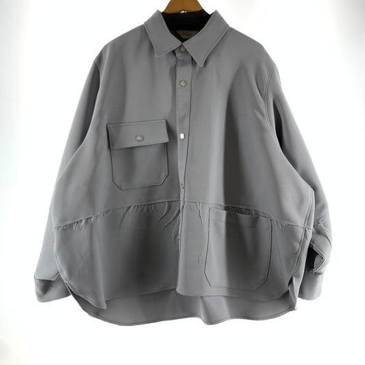 【中古品】【メンズ】 JIEDA ジェダ JIE-ST08 21SS CUTTING OVER SHIRT カッティングオーバーシャツ カラーGRAY SIZE:2　 140-260722-ky-27-fuzh 万代Net店