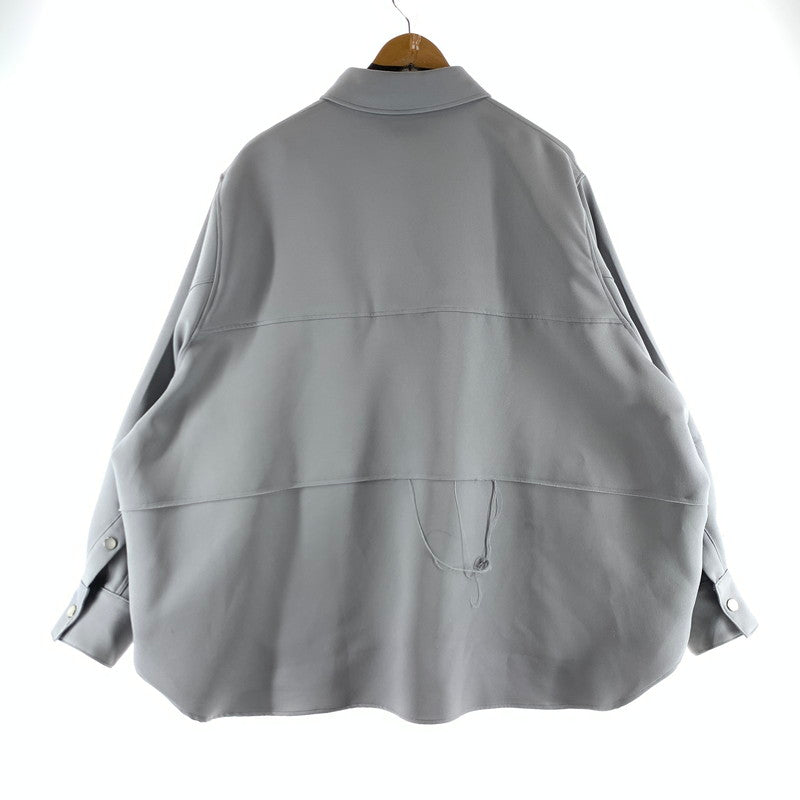 【中古品】【メンズ】 JIEDA ジェダ JIE-ST08 21SS CUTTING OVER SHIRT カッティングオーバーシャツ カラーGRAY SIZE:2　 140-260722-ky-27-fuzh 万代Net店