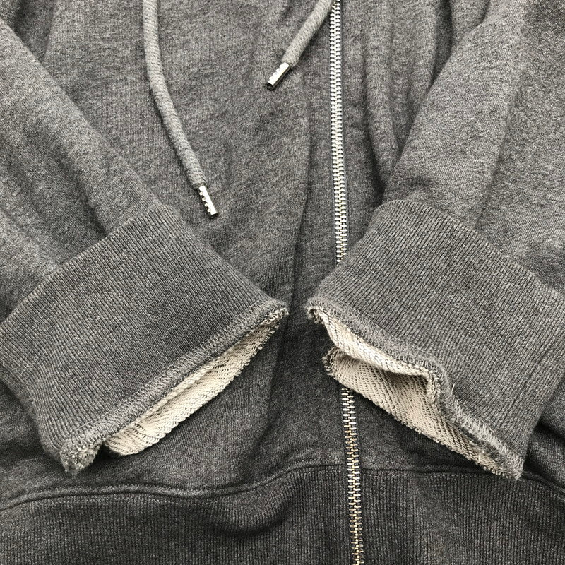 【中古品】【メンズ】 MAISON KITSUNE メゾン キツネ PM02138KM0340 FOX HEAD ZIPPED OVERSIZE HOODIE オーバーサイズ フーディー パーカー GRAY SIZE:S 140-260717-io-30-fuzh 万代Net店