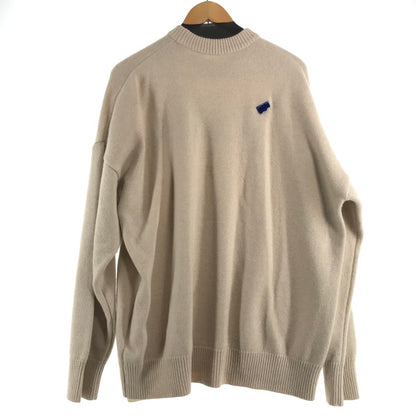 【中古品】【メンズ】 ADER ERROR アーダーエラー BKAFWLK07OT2 21AW LOGO SWEATER ロゴ セーター BEIGE SIZE:A2 ※細かい毛の付着あり 141-260717-io-24-fuzh 万代Net店