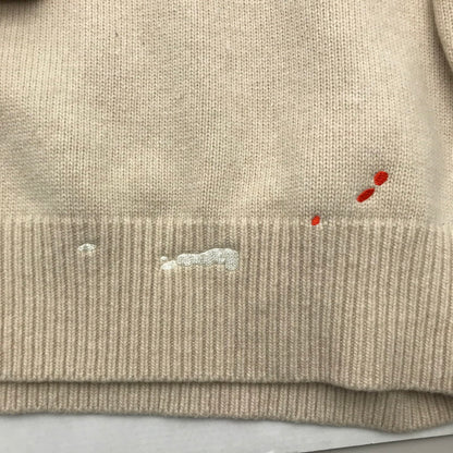 【中古品】【メンズ】 ADER ERROR アーダーエラー BKAFWLK07OT2 21AW LOGO SWEATER ロゴ セーター BEIGE SIZE:A2 ※細かい毛の付着あり 141-260717-io-24-fuzh 万代Net店