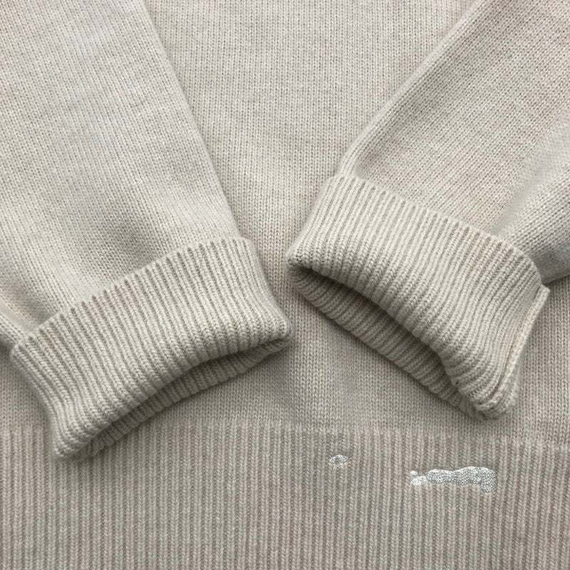 【中古品】【メンズ】 ADER ERROR アーダーエラー BKAFWLK07OT2 21AW LOGO SWEATER ロゴ セーター BEIGE SIZE:A2 ※細かい毛の付着あり 141-260717-io-24-fuzh 万代Net店
