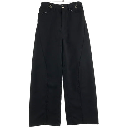 【中古品】【メンズ】 JIEDA ジエダ JIE-ST12 CUTTING OVER PANTS カッティング オーバー パンツ BLACK SIZE:1 ※スレ・ほつれあり 151-260717-io-21-fuzh 万代Net店