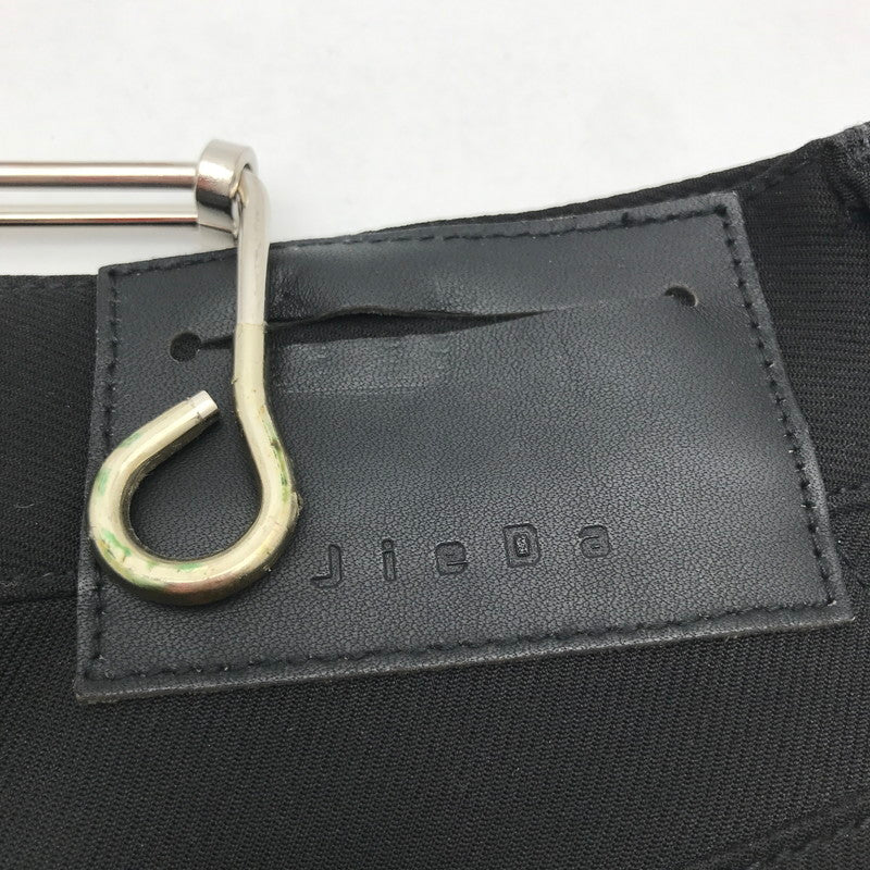 【中古品】【メンズ】 JIEDA ジエダ JIE-ST12 CUTTING OVER PANTS カッティング オーバー パンツ BLACK SIZE:1 ※スレ・ほつれあり 151-260717-io-21-fuzh 万代Net店