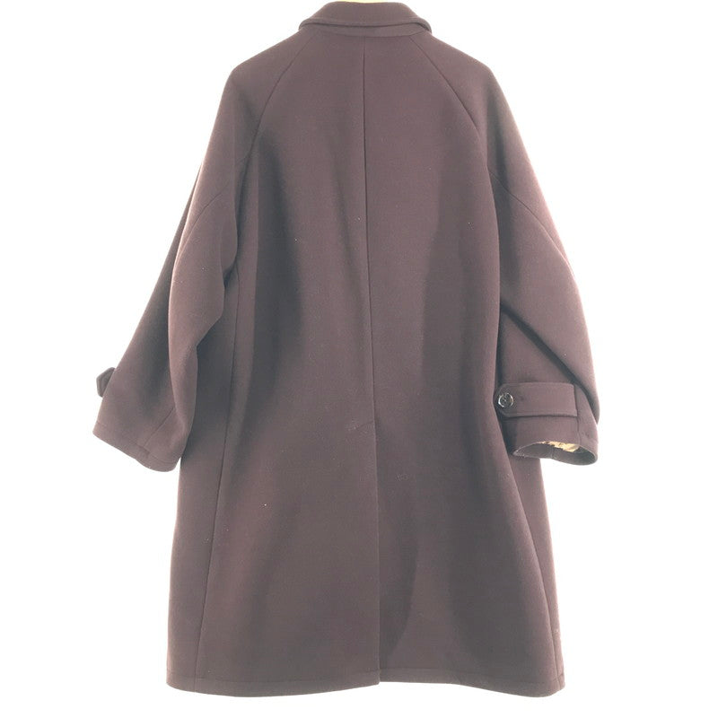 【中古品】【メンズ】 WACKO MARIA ワコマリア BAL COLLAR COAT コート ロングコート BROWN SIZE:M ※毛・繊維の付着あり 140-260717-io-32-fuzh 万代Net店