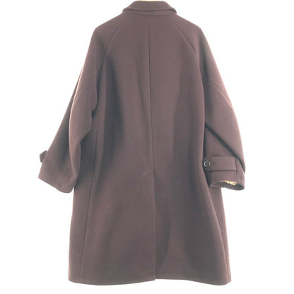 【中古品】【メンズ】 WACKO MARIA ワコマリア BAL COLLAR COAT コート ロングコート BROWN SIZE:M ※毛・繊維の付着あり 140-260717-io-32-fuzh 万代Net店