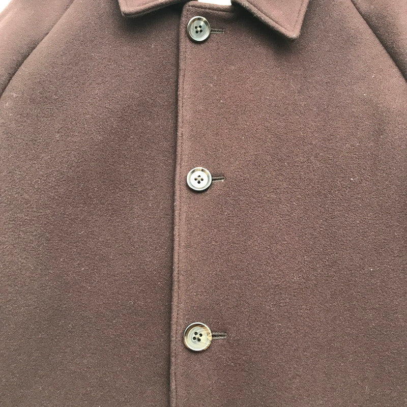 【中古品】【メンズ】 WACKO MARIA ワコマリア BAL COLLAR COAT コート ロングコート BROWN SIZE:M ※毛・繊維の付着あり 140-260717-io-32-fuzh 万代Net店