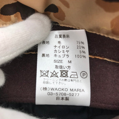 【中古品】【メンズ】 WACKO MARIA ワコマリア BAL COLLAR COAT コート ロングコート BROWN SIZE:M ※毛・繊維の付着あり 140-260717-io-32-fuzh 万代Net店