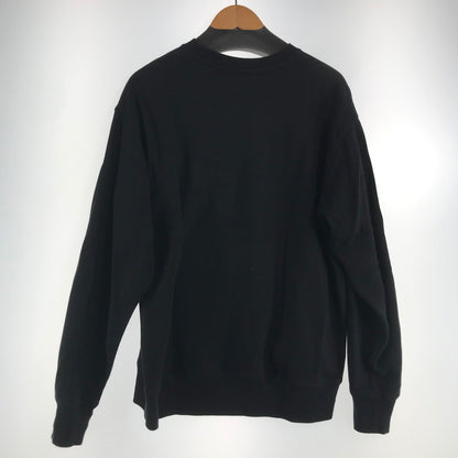【中古品】【メンズ】 APPLEBUM アップルバム "3 STARS" CREW SWEAT クルーネック スウェット トレーナー BLACK SIZE:L ※一部プリントの端剥がれ 142-260717-io-28-fuzh 万代Net店