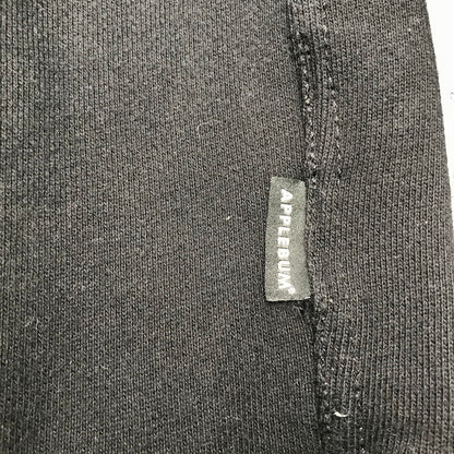 【中古品】【メンズ】 APPLEBUM アップルバム "3 STARS" CREW SWEAT クルーネック スウェット トレーナー BLACK SIZE:L ※一部プリントの端剥がれ 142-260717-io-28-fuzh 万代Net店