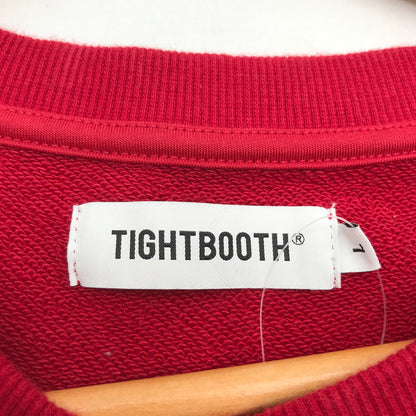 【中古品】【メンズ】 TIGHTBOOTH タイトブース KILLER BONG HAVE YOU CREW SWEAT クルーネック スウェット RED SIZE:L 142-260717-io-31-fuzh 万代Net店
