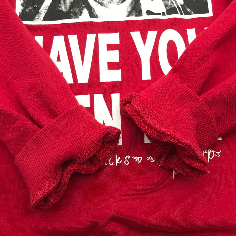 【中古品】【メンズ】 TIGHTBOOTH タイトブース KILLER BONG HAVE YOU CREW SWEAT クルーネック スウェット RED SIZE:L 142-260717-io-31-fuzh 万代Net店
