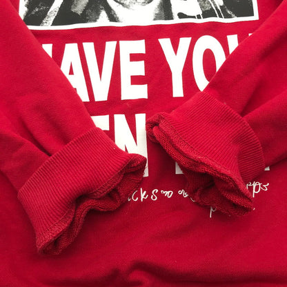 【中古品】【メンズ】 TIGHTBOOTH タイトブース KILLER BONG HAVE YOU CREW SWEAT クルーネック スウェット RED SIZE:L 142-260717-io-31-fuzh 万代Net店