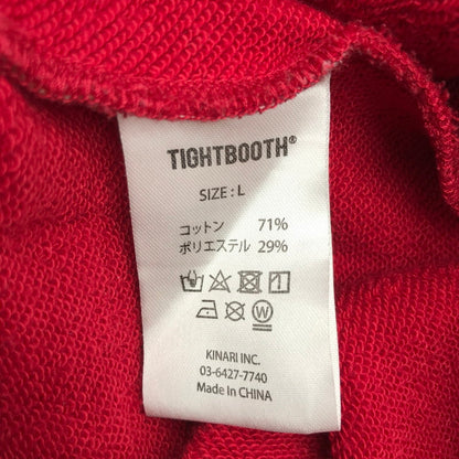 【中古品】【メンズ】 TIGHTBOOTH タイトブース KILLER BONG HAVE YOU CREW SWEAT クルーネック スウェット RED SIZE:L 142-260717-io-31-fuzh 万代Net店