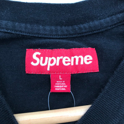 【中古品】【メンズ】 SUPREME シュプリーム 25SS INTARSIA TEE Tシャツ BLACK SIZE:L ※使用感あり 149-260717-io-26-fuzh 万代Net店