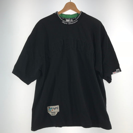 【中古品】【メンズ】 A BATHING APE ベイシングエイプ AAPTEM1659XXO AAPE FANCY MAIN TEE Tシャツ BLACK SIZE:L ※首元ヨレあり 142-260717-io-29-fuzh 万代Net店