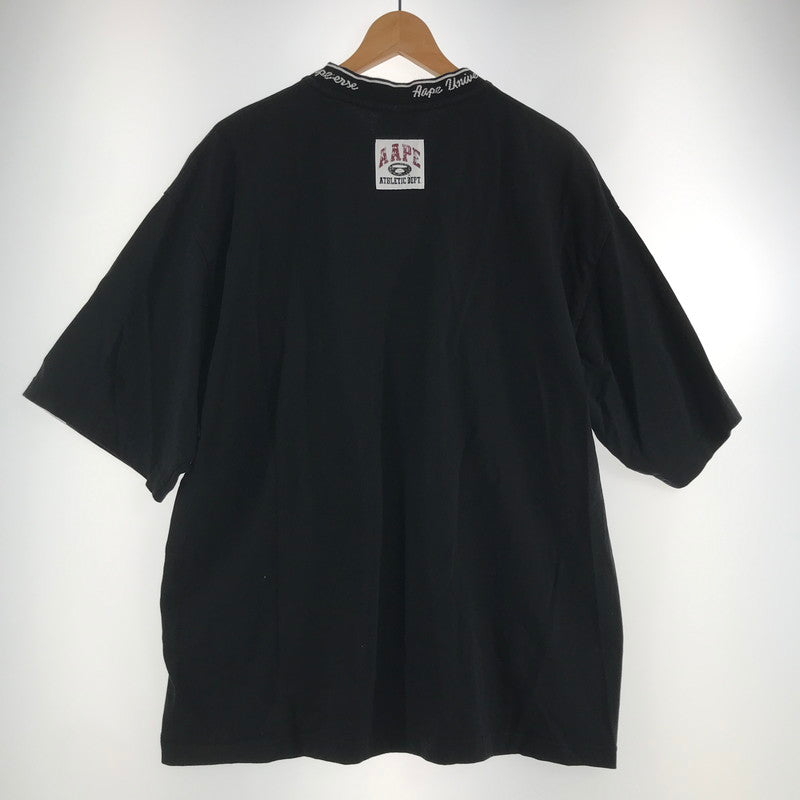 【中古品】【メンズ】 A BATHING APE ベイシングエイプ AAPTEM1659XXO AAPE FANCY MAIN TEE Tシャツ BLACK SIZE:L ※首元ヨレあり 142-260717-io-29-fuzh 万代Net店