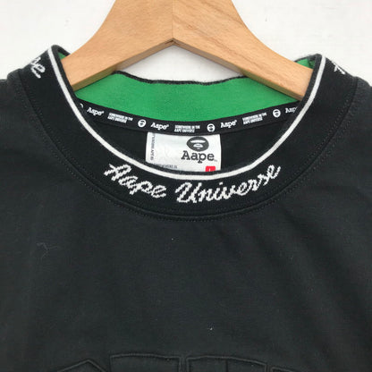 【中古品】【メンズ】 A BATHING APE ベイシングエイプ AAPTEM1659XXO AAPE FANCY MAIN TEE Tシャツ BLACK SIZE:L ※首元ヨレあり 142-260717-io-29-fuzh 万代Net店
