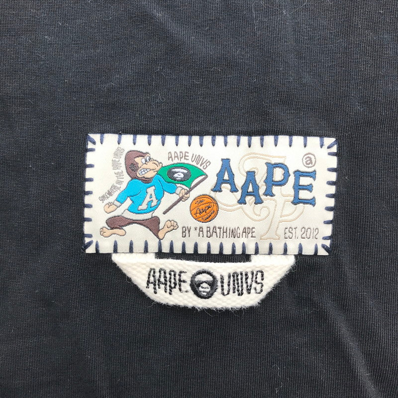 【中古品】【メンズ】 A BATHING APE ベイシングエイプ AAPTEM1659XXO AAPE FANCY MAIN TEE Tシャツ BLACK SIZE:L ※首元ヨレあり 142-260717-io-29-fuzh 万代Net店