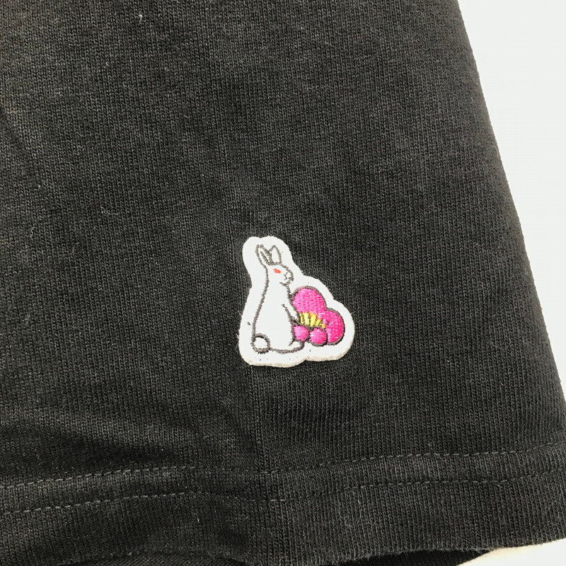 【中古品】【メンズ】 #FR2 スーベニアウサギ TEE Tシャツ BLACK SIZE:FREE ※毛玉あり 142-260717-io-27-fuzh 万代Net店
