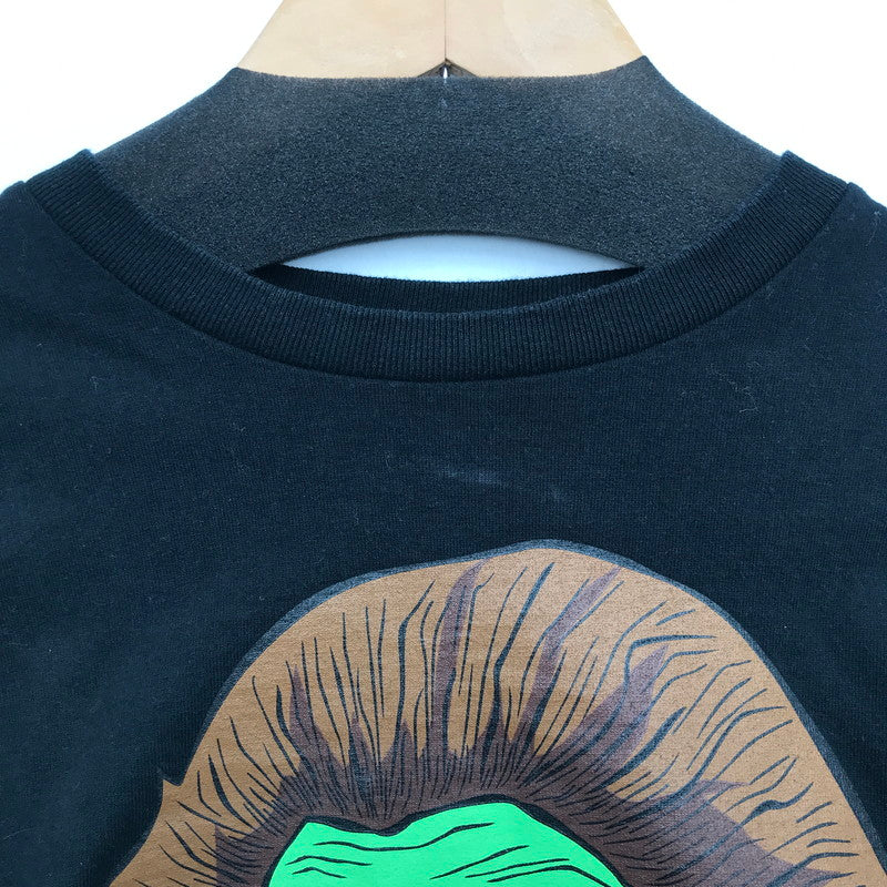 【中古品】【メンズ】 A BATHING APE ベイシングエイプ 001TEK701018F HORROR MAD FACE TEE Tシャツ BLACK SIZE:L ※毛の付着・ほつれあり 142-260717-io-25-fuzh 万代Net店