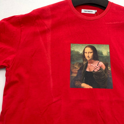【中古品】【メンズ】 TIGHTBOOTH SIT ON IT TEE タイトブース 半袖Tシャツ カットソー ブランド 古着 142-260726-gm-16-fuzh サイズ：M カラー：レッド 万代Net店