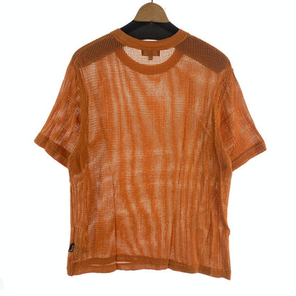 【中古品】【メンズ】 STUSSY 1140291 COTTON MESH SS CREW ステューシー コットンメッシュ 半袖Tシャツ ブランド 古着 142-260726-gm-07-fuzh サイズ：L カラー：オレンジ 万代Net店