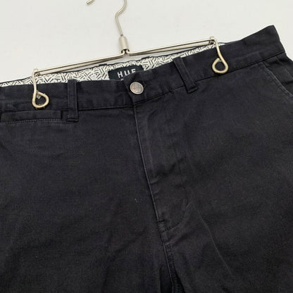 【中古品】【メンズ】 HUF ハフ ショートパンツ ハーフパンツ ボトムス ブランド 古着 153-260808-gm-37-fuzh サイズ：32 カラー：ブラック 万代Net店