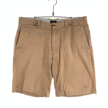 【中古品】【メンズ】 HUF ハフ ショートパンツ ハーフパンツ ボトムス ブランド 古着 153-260808-gm-36-fuzh サイズ：34 カラー：ベージュ 万代Net店