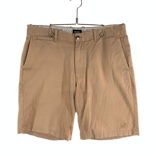 【中古品】【メンズ】 HUF ハフ ショートパンツ ハーフパンツ ボトムス ブランド 古着 153-260808-gm-36-fuzh サイズ：34 カラー：ベージュ 万代Net店