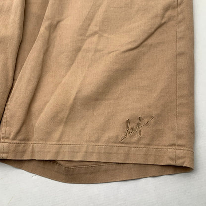 【中古品】【メンズ】 HUF ハフ ショートパンツ ハーフパンツ ボトムス ブランド 古着 153-260808-gm-36-fuzh サイズ：34 カラー：ベージュ 万代Net店