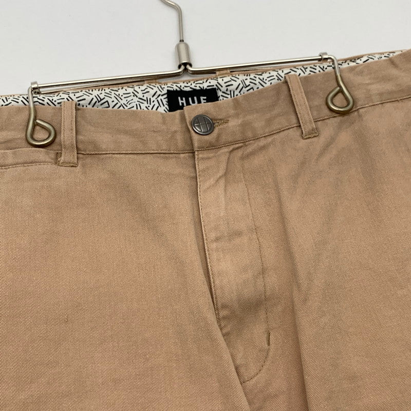 【中古品】【メンズ】 HUF ハフ ショートパンツ ハーフパンツ ボトムス ブランド 古着 153-260808-gm-36-fuzh サイズ：34 カラー：ベージュ 万代Net店