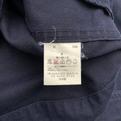 【中古品】【メンズ】 WACKO MARIA ワコマリア PRINT JACKET プリント ジャケット 上着 BLACK SIZE:M ※ジップ下部分にほつれあり 140-260729-mh-23-fuzh サイズ：M カラー：ブラック 万代Net店