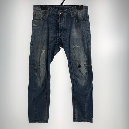【中古品】【メンズ】 DSQUARED2 ディースクエアード S74LA0395 DENIM デニム パンツ ジーンズ ボトムス 古着 152-260729-mh-05-fuzh サイズ：48 カラー：ブルー 万代Net店