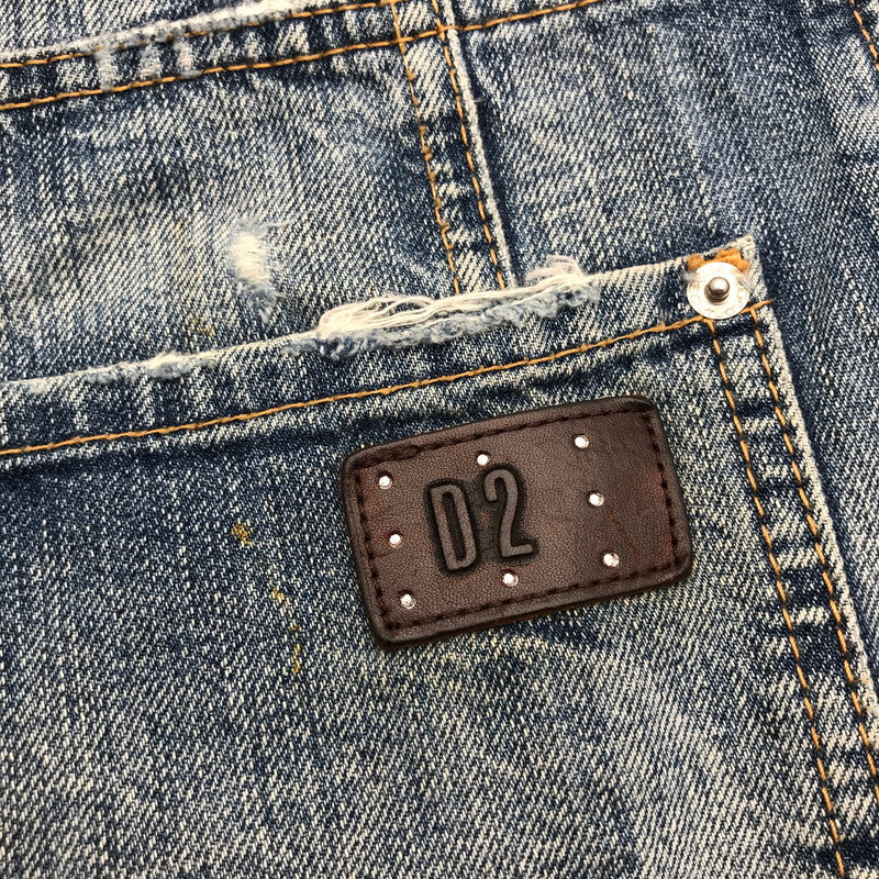 【中古品】【メンズ】 DSQUARED2 ディースクエアード S74LA0395 DENIM デニム パンツ ジーンズ ボトムス 古着 152-260729-mh-05-fuzh サイズ：48 カラー：ブルー 万代Net店