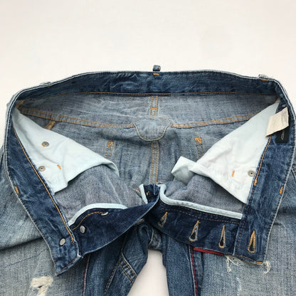 【中古品】【メンズ】 DSQUARED2 ディースクエアード S74LA0395 DENIM デニム パンツ ジーンズ ボトムス 古着 152-260729-mh-05-fuzh サイズ：48 カラー：ブルー 万代Net店