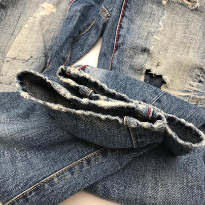 【中古品】【メンズ】 DSQUARED2 ディースクエアード S74LA0395 DENIM デニム パンツ ジーンズ ボトムス 古着 152-260729-mh-05-fuzh サイズ：48 カラー：ブルー 万代Net店