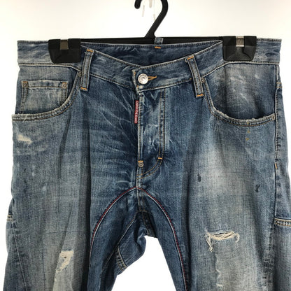 【中古品】【メンズ】 DSQUARED2 ディースクエアード S74LA0395 DENIM デニム パンツ ジーンズ ボトムス 古着 152-260729-mh-05-fuzh サイズ：48 カラー：ブルー 万代Net店