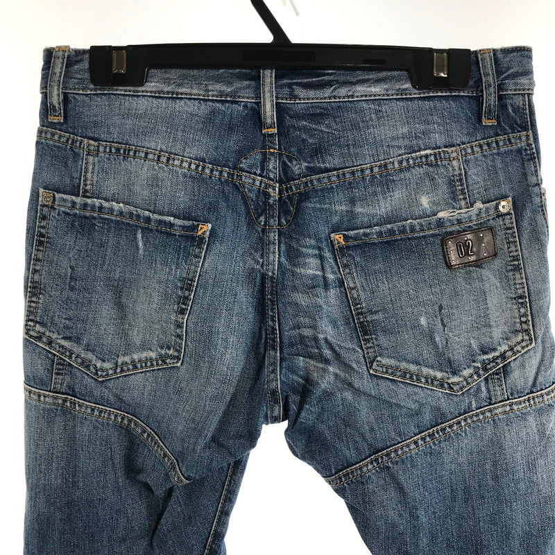 【中古品】【メンズ】 DSQUARED2 ディースクエアード S74LA0395 DENIM デニム パンツ ジーンズ ボトムス 古着 152-260729-mh-05-fuzh サイズ：48 カラー：ブルー 万代Net店