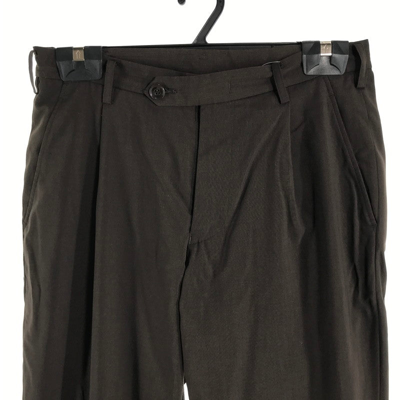 【中古品】【メンズ】 UN UNBIENT アン UNPT60 ONE TUCK TROUSERS パンツ ボトムス 古着 151-260729-mh-07-fuzh サイズ：1 カラー：ブラウン 万代Net店