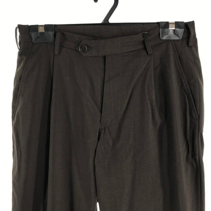【中古品】【メンズ】 UN UNBIENT アン UNPT60 ONE TUCK TROUSERS パンツ ボトムス 古着 151-260729-mh-07-fuzh サイズ：1 カラー：ブラウン 万代Net店