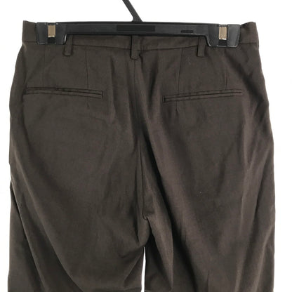 【中古品】【メンズ】 UN UNBIENT アン UNPT60 ONE TUCK TROUSERS パンツ ボトムス 古着 151-260729-mh-07-fuzh サイズ：1 カラー：ブラウン 万代Net店